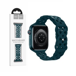 Hoco Silicone Hollow Bracelet for iWatch WA09 (38/40/41mm) Alfalfa Hoco Silicone Hollow Bracelet for iWatch WA09 (38/40/41mm) Alfalfa